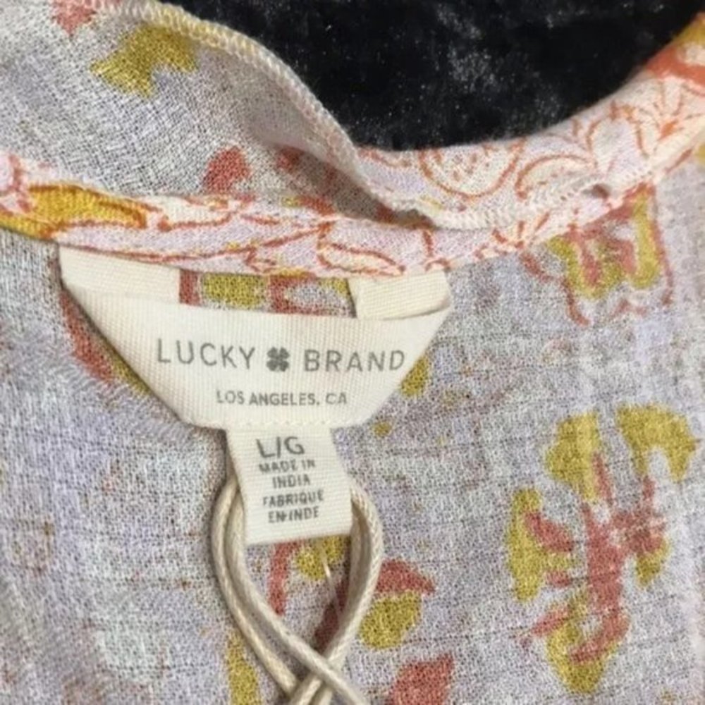 Lucky Brand Print Sleeveless Top. XS, M - Picture 13 of 14